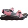 DETSKÉ SANDÁLE LEE COOPER ŠEDO-RUŽOVÉ LCW-24-34-2603K r 29