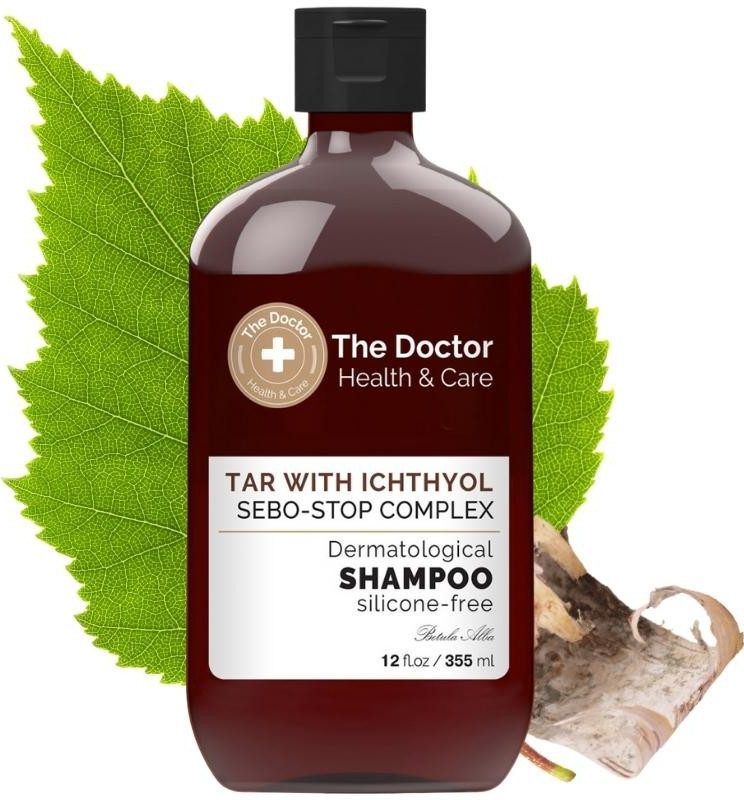 The Doctor Tar with Ichthyol + Sebo-Stop Complex Shampoo Dermatological s dechtom a ichtyolom 946 ml