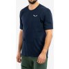 Bavlnené tričko Salewa Puez Hemp T-Shirt - navy blazer