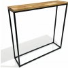 Konzola LOFT dubová 80x80x20cm jednopolicová