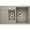 Blanco Metra 6 Silgranitový drez, 78x50 cm, s ovládaním odtoku, tartufo 517353