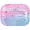 AppleKing mramorový obal z tvrdého plastu pre AirPods Pro - modro-ružový - možnosť vrátiť tovar ZADARMO do 30tich dní
