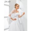 Svadobný závoj s nádhernou čipkou ZF-113 Výber farby: ivory