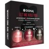 Dona Let Me Kiss You Massage Giftset - Darčeková sada masážnych olejov 3ks