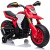 Lean Toys Elektrická motorka TR1909 1x45W predné LED svetlá červená
