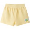 Detské šortky – žlté bavlnené s motívom žabky | Veselé letné oblečenie | KidsPlanet.sk Veľkosť: 86 cm (18 mesiacov)