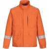 PORTWEST BIZFLAME PLUS FR601 / Nehorľavá reflexná stretchová bunda, antistatická - oranžová L
