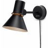 Anglepoise Type 80 nástenné, zástrčka matné čierne - 33011