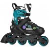 Nils NA2053A VIBE tyrkysové kolieskové korčule - XS(29-32)