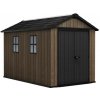 Záhradný domček Keter Apex 7,5 x 11 Walnut, s podlahou