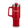 Foxigy Termohrnček do auta so slamkou 1200 ml Cherry