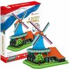 CubicFun 3D puzzle Holandský větrný mlýn XL 71 dílků