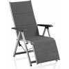 Basic Plus Relax záhradné polohovateľné kreslo s polstrovaním