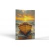 Imitácia maľby Loďka pri západe slnka | Obrazy Vintessia Rozmery obdĺžnik: 40x60