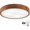 Brilagi Brilagi - LED stropné svietidlo CARVALHO 4xE27/60W/230V dub čerešňa pr. 57,5 cm BG2152 + záruka 3 roky zadarmo + záruka 3 roky zadarmo
