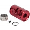 TTI AIRSOFT CNC hliníkový kompenzátor typ A pre AAP-01 - červený