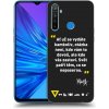 Picasee silikónový čierny obal pre Realme 5 - Kazma - SVĚT PATŘÍ TĚM, CO SE NEPOSEROU