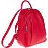 NovaKabelka.sk Ilaria Rossa dámsky kožený batoh červená