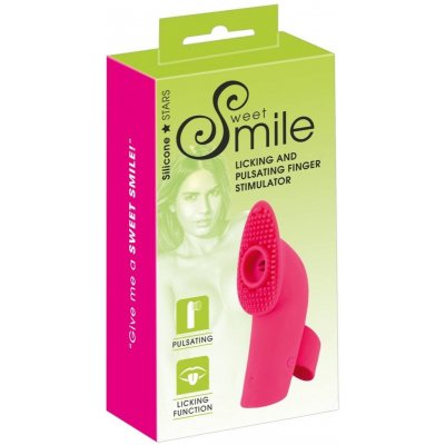 SMILE Licking rechargeable licking and pulsating finger pink