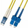 Optický patchkabel duplexní, LC-SC 9/125um SM, 10m