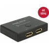 Delock DELOCK Umschalter Displayport 2-1 obojsmerný 4K 60Hz