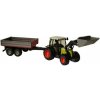 Traktor Claas Nectis 267 F s nakladačom a prívesom Bruder 02112