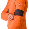 Castelli Perfetto RoS 2 Convertible Jacket, Red orange/ Dark gray Veľkosť: L Pánska vetru a vode odolná bunda s odopínacími rukávmi