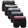 TOMMY HILFIGER - pánske boxerky 5PACK eco friendly everyday essentials black / modern street waist-L (89-100 cm)
