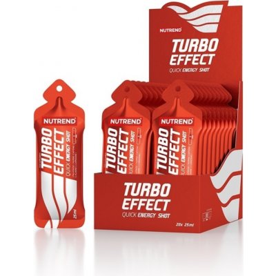 Nutrend Turbo Effect Shot 25 ml, Balenie 10 x 25 ml