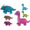 Dinosaurus plyšový 14-30 cm - mix farieb (ružová, modrá, zelená (hnedá))