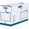 Archivačný box, extra silný, A4, 150 mm, FELLOWES Bankers Box Basic, modrá biela