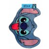 Koberec v tvare hlavy Stitcha Disney do detskej izby 60x80 cm