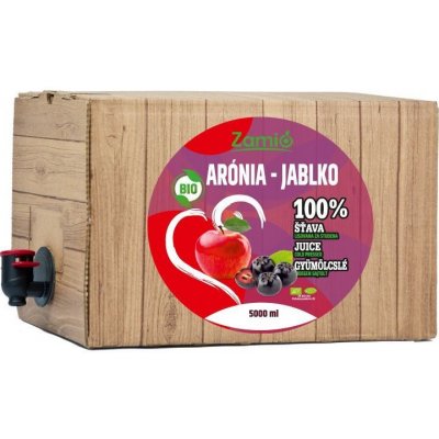 Zamio 100% ovocná šťava Bio Arónia Bio Jablko 5000 ml