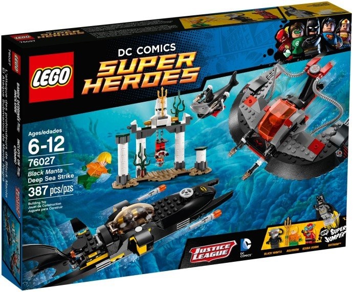 LEGO® Super Heroes 76027 Hlbinný útok čiernej manty