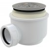 AlcaPlast A46-60 - Sifón vaničkový, pre otvor 60 mm, DN 40, mriežka Ø 86 mm, kov, nerez-lesk