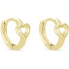Biju VERONA 3680 Kruhové náušnice so srdiečkami