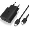 SAMSUNG Originálna USB-C (USB type-C) rýchlonabíjačka EP-TA800EBE + EP-DG980BBE černá 54123