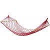 RelaxPRO RP-7900-1 Hamak, Hojdacia sieť s tyčami do 100 kg, 200x80 cm, červená