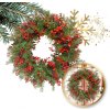 Vianočný dekoratívny veniec na dvere, priemer 45 cm