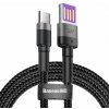 Baseus CATKLF-PG1 Cafule Quick Charging dátový kábel USB Double Sided to USB 40W 1m Gray/Black