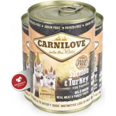 Carnilove Wild Meat Salmon & Turkey for Puppies 400 g