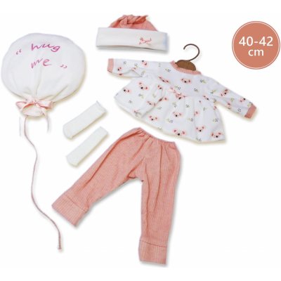 Oblečenie pre bábiky Llorens M740-96 oblečok pre bábiku bábätko New Born veľkosti 40-42 cm (8426265874965)