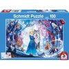 Puzzle pre deti Schmidt 100 dielikov Princezná v zimnom lese