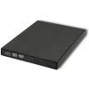 QOC Qoltec 51858 Externý DVD-RW rekordér | USB 2.0 | Čierna