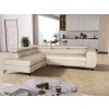 Rohová rozkladacia sedačka SEVIL béžová - CLOUD 03