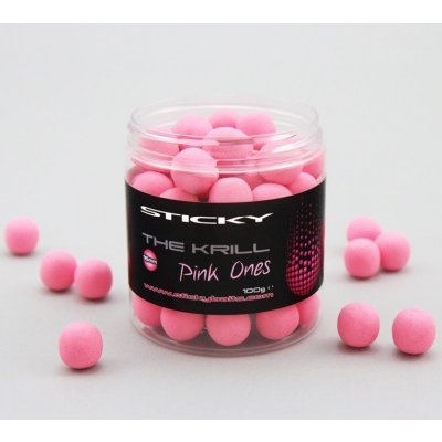 Sticky Baits plavajúce boilies The Krill Pop-Ups 100g 12mm Pink Ones