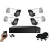 Monitorrs Security AHD 4 kamerový set 5 MPix Tube (6198K4) (Monitorrs Security)