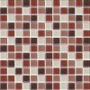 Sklenená mozaika Premium Mosaic hnědá 30x30 cm lesk MOS25MIX6, 1,020 m2