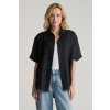 KOŠEĽA GANT REL LINEN SS SHIRT BLACK