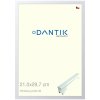 DANTIK rám na obraz 21x29,7 | ALU Bílá matná (Sklo Čiré) (Vyrobené s láskou od nás)